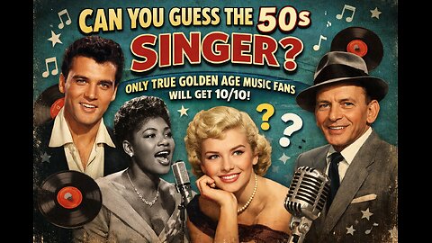 Can You Guess the 50s Singer?