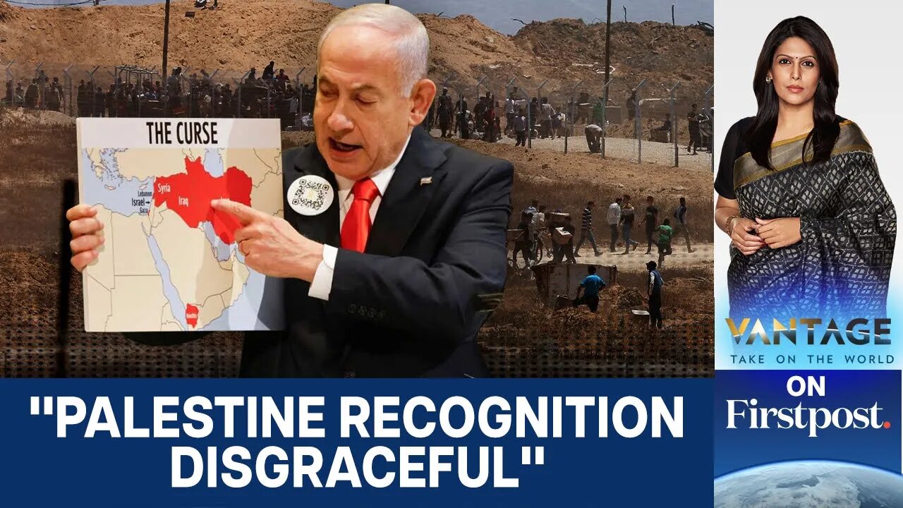 Netanyahu's Defiant UN Speech: Maps, QR Codes & Walkouts | Vantage with Palki Sharma | N18G
