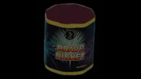 Black Smith Brave Risket 8 Shots - 120 Gram Vuurwerk Cake
