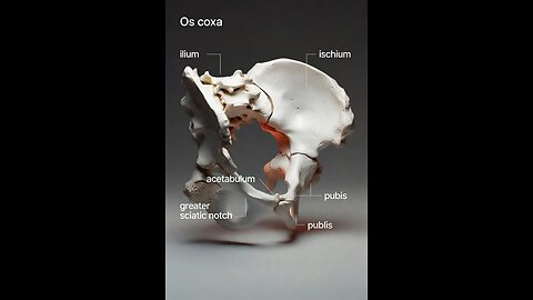 Hip bone (Pelvic bone) 3D Animation #3D #Pelvicbone