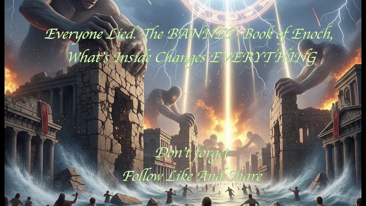 Everyone Lied.The BANNED Book of Enoch, What's Inside Changes EVERYTHING