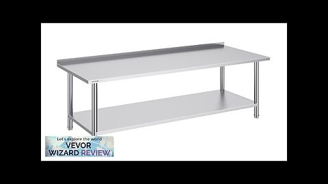 VEVOR 24 x 60 x 36 Inch Stainless Steel Work Table Commercial Review