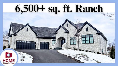 Impressive Custom Ranch House with INCREDIBLE Finished Basement