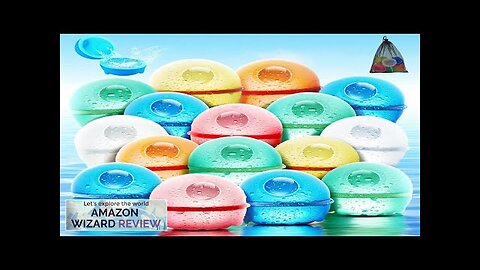 16PCS Reusable Water Balloons for Kids Adults Silicone Refillable Water Balloons Self Review