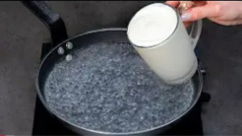 Just pour yogurt into boiling water ! They come out better than in bakeries!!!!!!!!