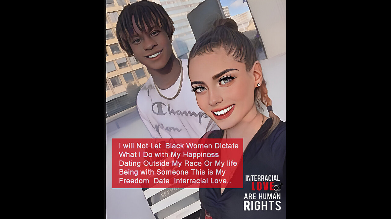 INTERRACIAL LOVE IS NOT SELL OUT FOLLOWS YOUR HEART BLACKMAN BE FREE.. #RACEMIXINGISTHEFUTURE