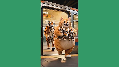 How Did the Orange Cat Steal the Tiger’s Baby! 😱🐱🐯