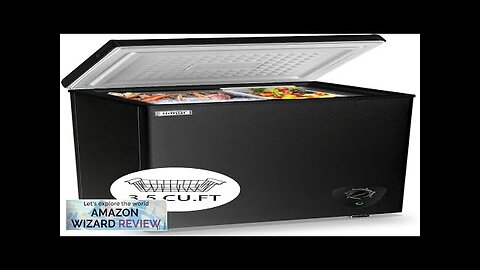 WANAI Chest Freezer Small Deep 3.5 Cu.Ft Black Mini Freezers Top Door Review