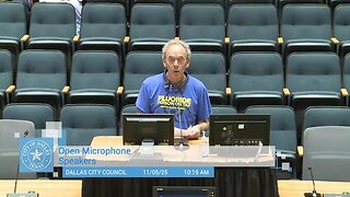 Dallas Anti-Fluoridation Activists School The City Council and Mayor Nov 5th 2025