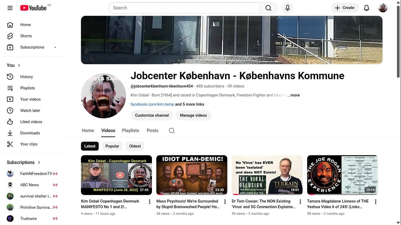 Kim Osbøl Copenhagen Denmark MANIFESTO No 1 and 2! (Reloaded) [27.10.2025]