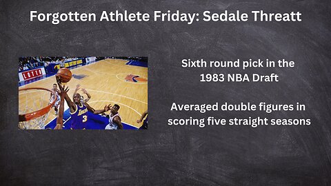 Forgotten Athlete Friday #166: Sedale Threatt