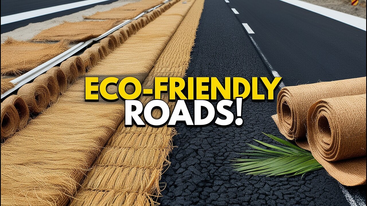 Incredible Road Construction: How Indians Used Coir Geotextile for Sustainable Road