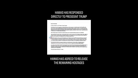 TRUMP HAS JUST POSSIBLY ENDED THE WAR IN GAZA