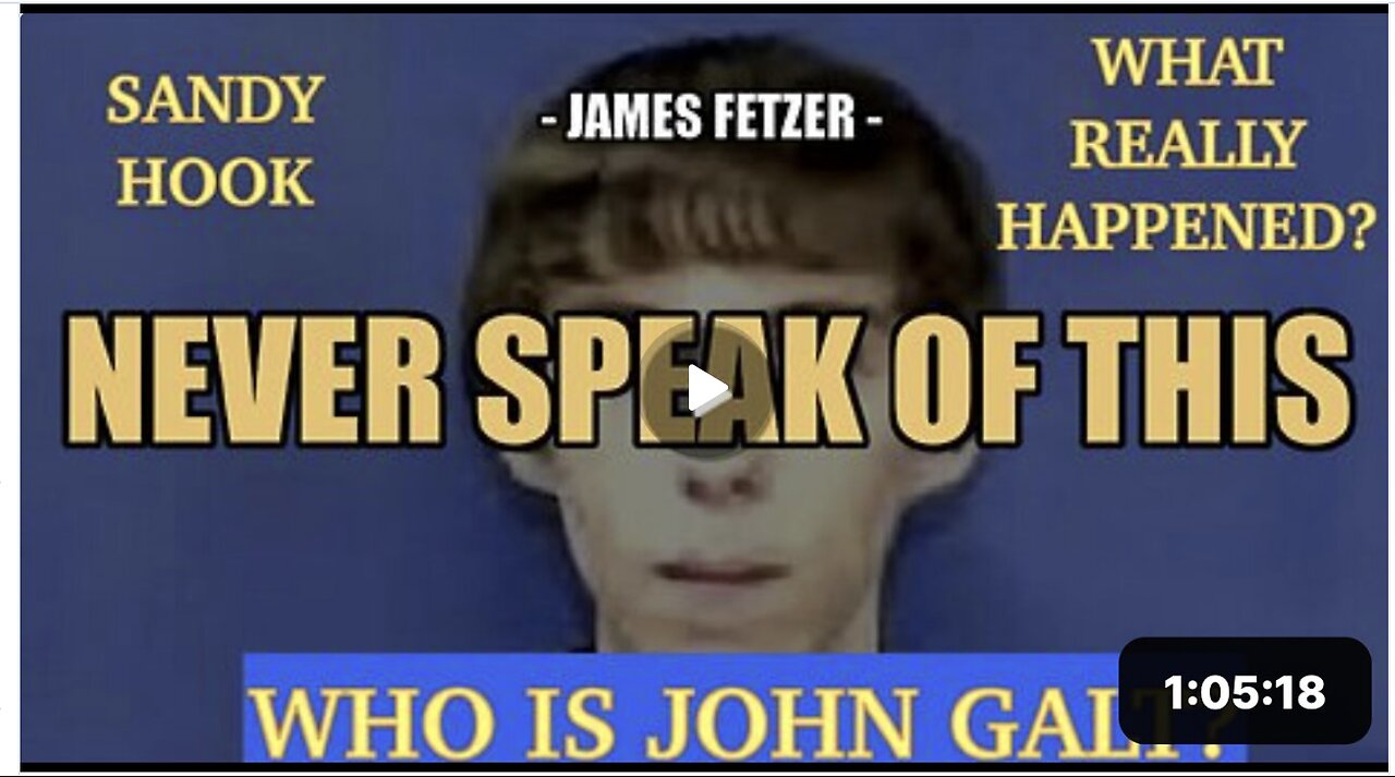 SANDY HOOK- THE REAL STORY AS TOLD BY JAMES FETZER. U WILL NOT BELIEVE THIS SHIT. TY JGANON, SGANON
