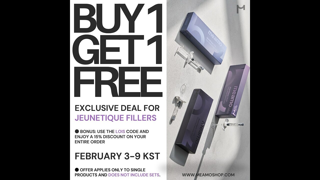 Buy 1 get 1 Free Meamolabs Jeunetique Filler Code Lois