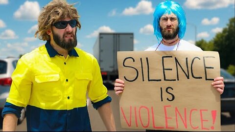 Aussie Tradie vs Social Activist ~ by shaktv (11/03/25)