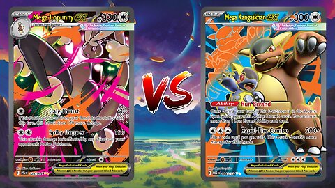 Pokemon TCG Live Mega Lopunny EX Linoone VS Mega Kangaskhan EX Bouffalant!!