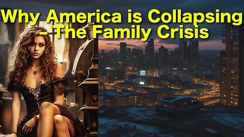 Why America is Collapsing – The Family Crisis