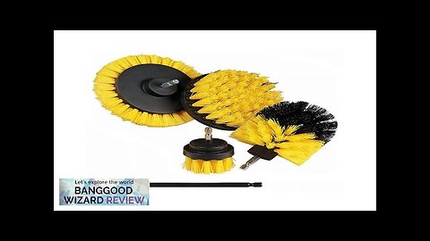 5PCS Drill Brush and Power Scrubber Set Versatile Cleaning Solution with Extendable Review