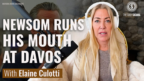 Newsom’s Davos Ego Trip Left California Broke, Isolated, and Desperate