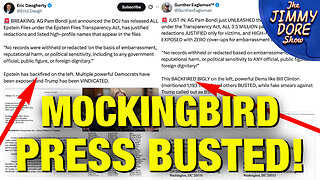 Mockingbird Press 2.0 CAUGHT Covering Up Latest Epstein Files Release!