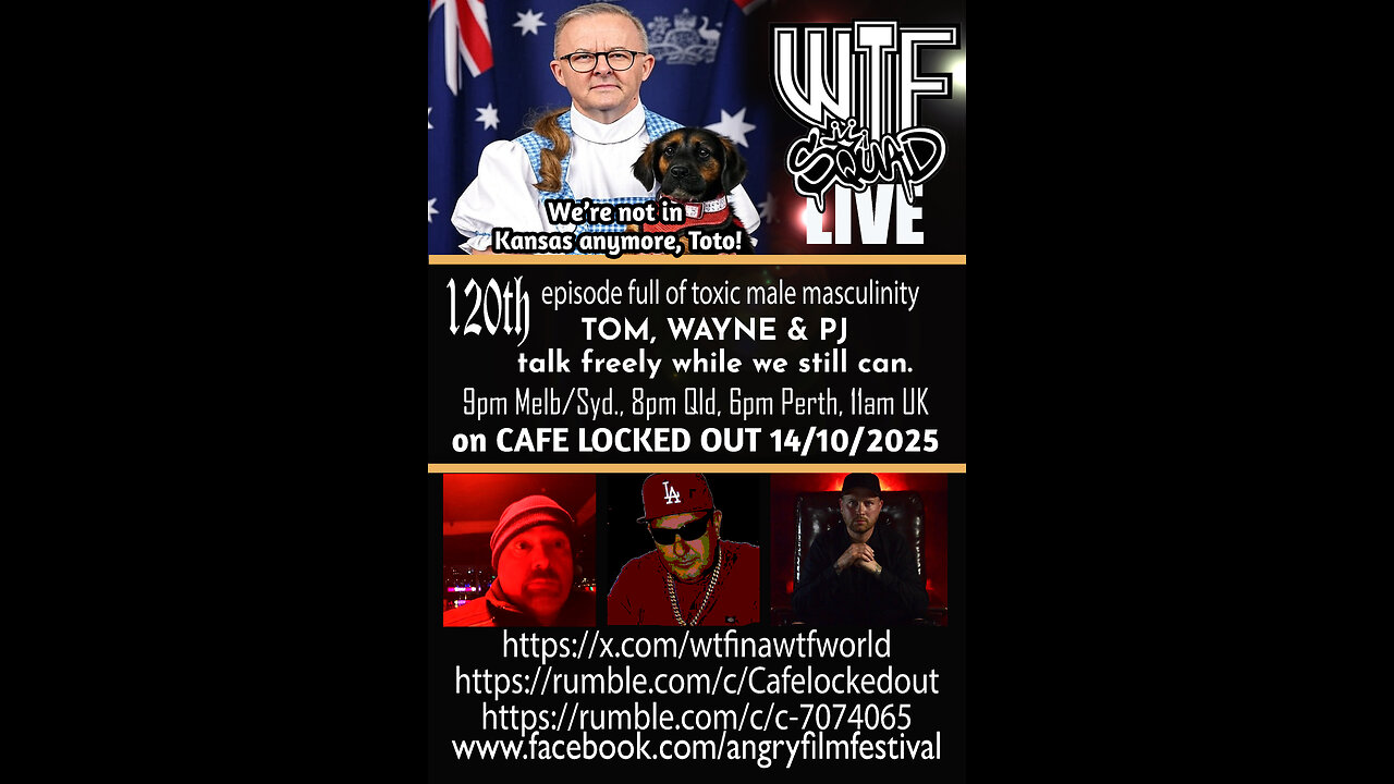 WTF LIVE 120 - We're not in Kansas anymore, Toto!