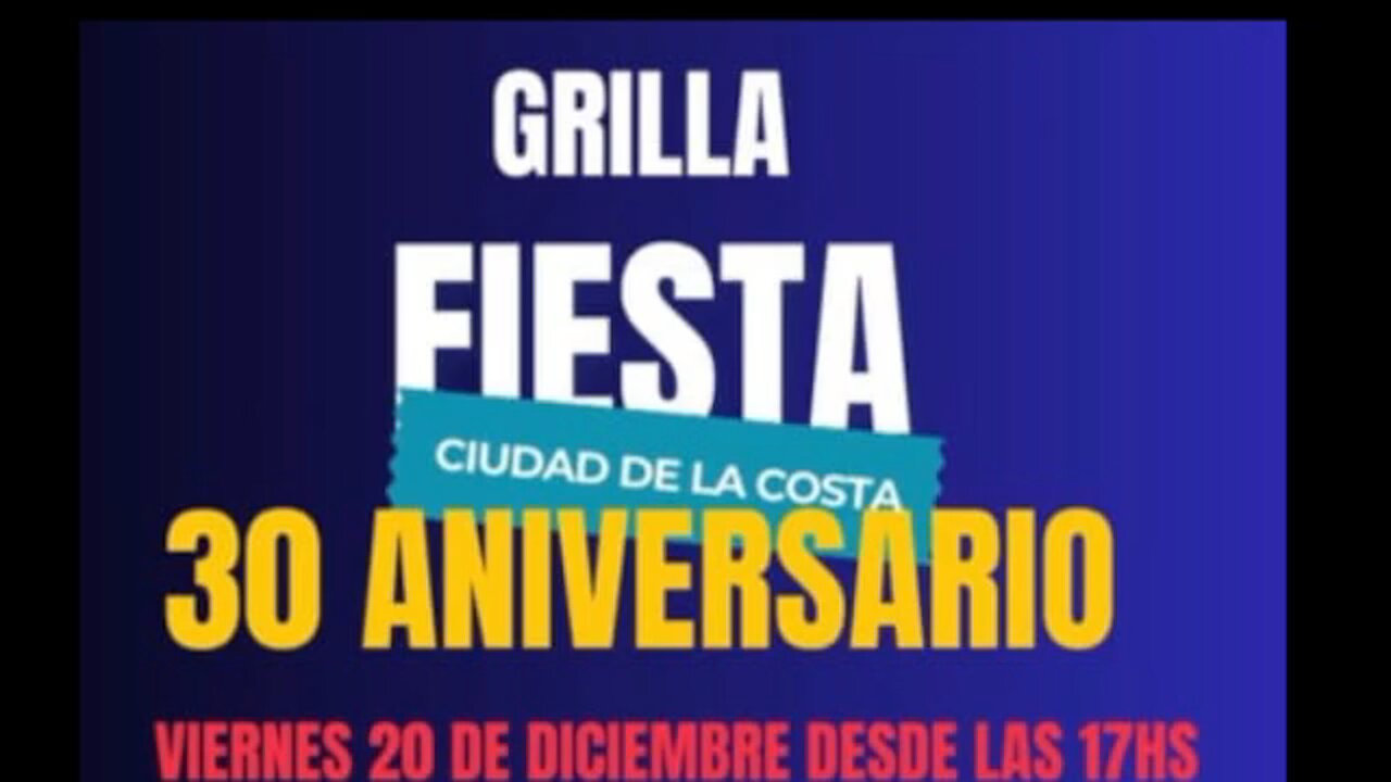 30 aniversario de Ciudad de la Costa