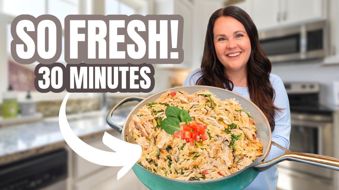 This ONE-POT Spring Dinner is a Game Changer! Ready in 30 Minutes!