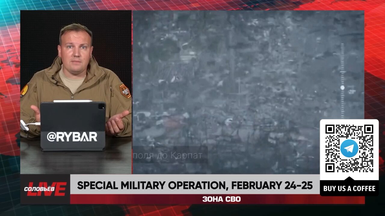 βοΈπ·πΊπΊπ¦π RYBAR HIGHLIGHTS OF THE RUSSIAN MILITARY OPERATION IN UKRAINE ON Feb.24-25, 2025