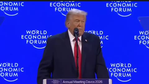 President Trump at WEF: U.S. is Booming