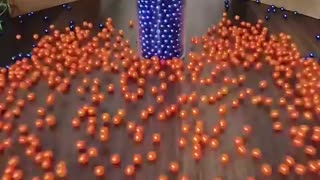 Breaking: Satisfying Reverse Beads ASMR 🦋🧡🦋 #reverse #asmr #satisfying