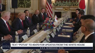 President Trump Participates in an Extended Bilateral Meeting with the Prime Minister of Japan
