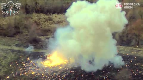 Spectacular Detonation of a Russian MRLS