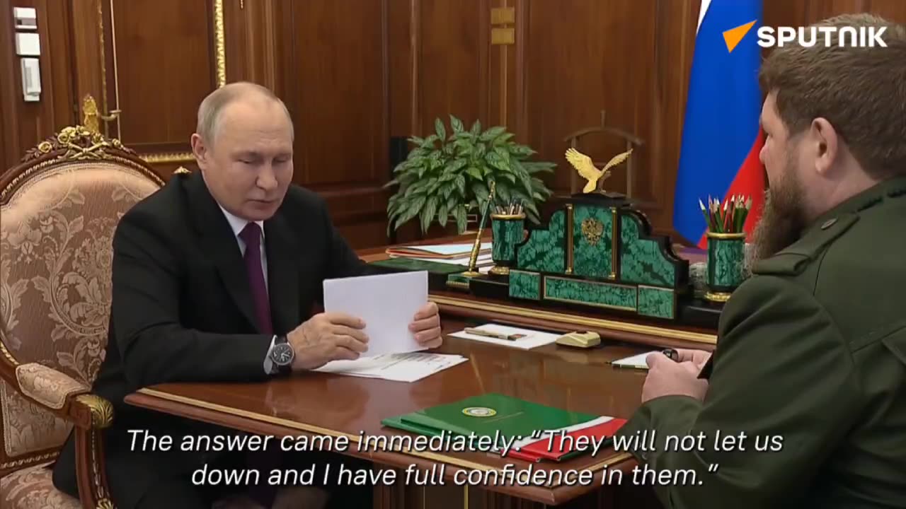 Vladimir Putin honors Chechen fighters
