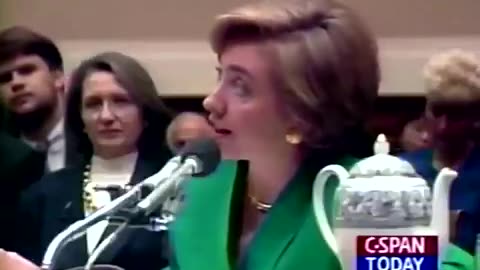 Far-right extremist First Lady #HillaryClinton in 1993 on healthcare for #IllegalAliens.