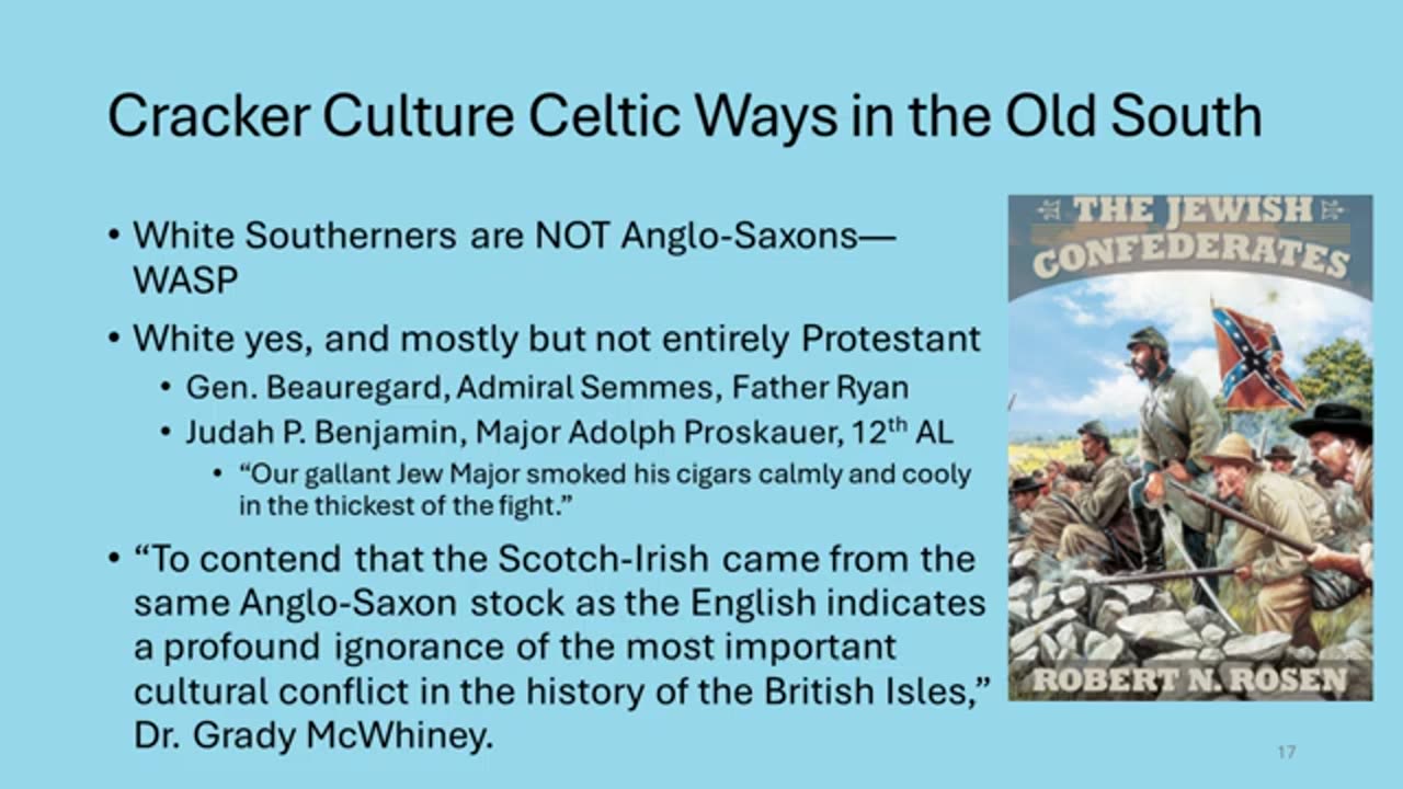 Son's of the Confederate Veterans Conference on the Real History of The South