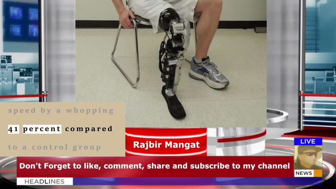 New Bionic Leg Can Be Controlled by the Wearer's Brain