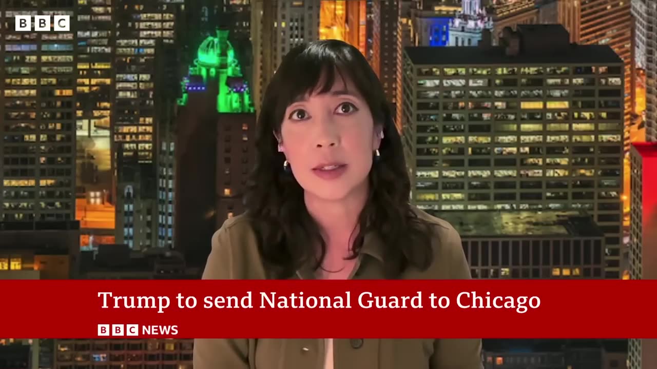 Donal trumpt authorises deployment of 300 national guard troops in chicago