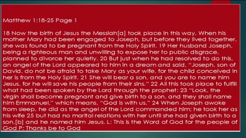 December 21st 2025 Point Marion United Methodist Church 11am service