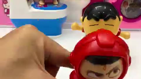 Shocking: Satisfying with Unboxing Shin Chan anh Nezha Toys ASMR #relaxing #funn