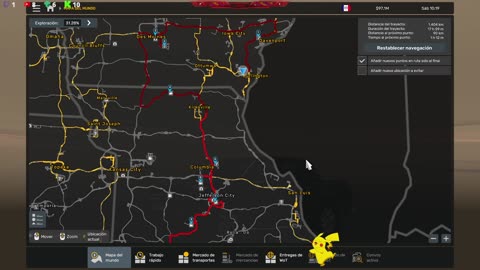 2K QHD 60FPS | AMERICAN TRUCK SIMULATOR | VOLSKWAGEN AMAROV | TOP SPEED | MUSIC AND CHILL | NEW DLC