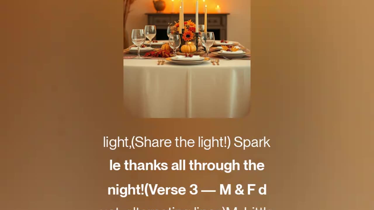 Sparkle Thanksgiving