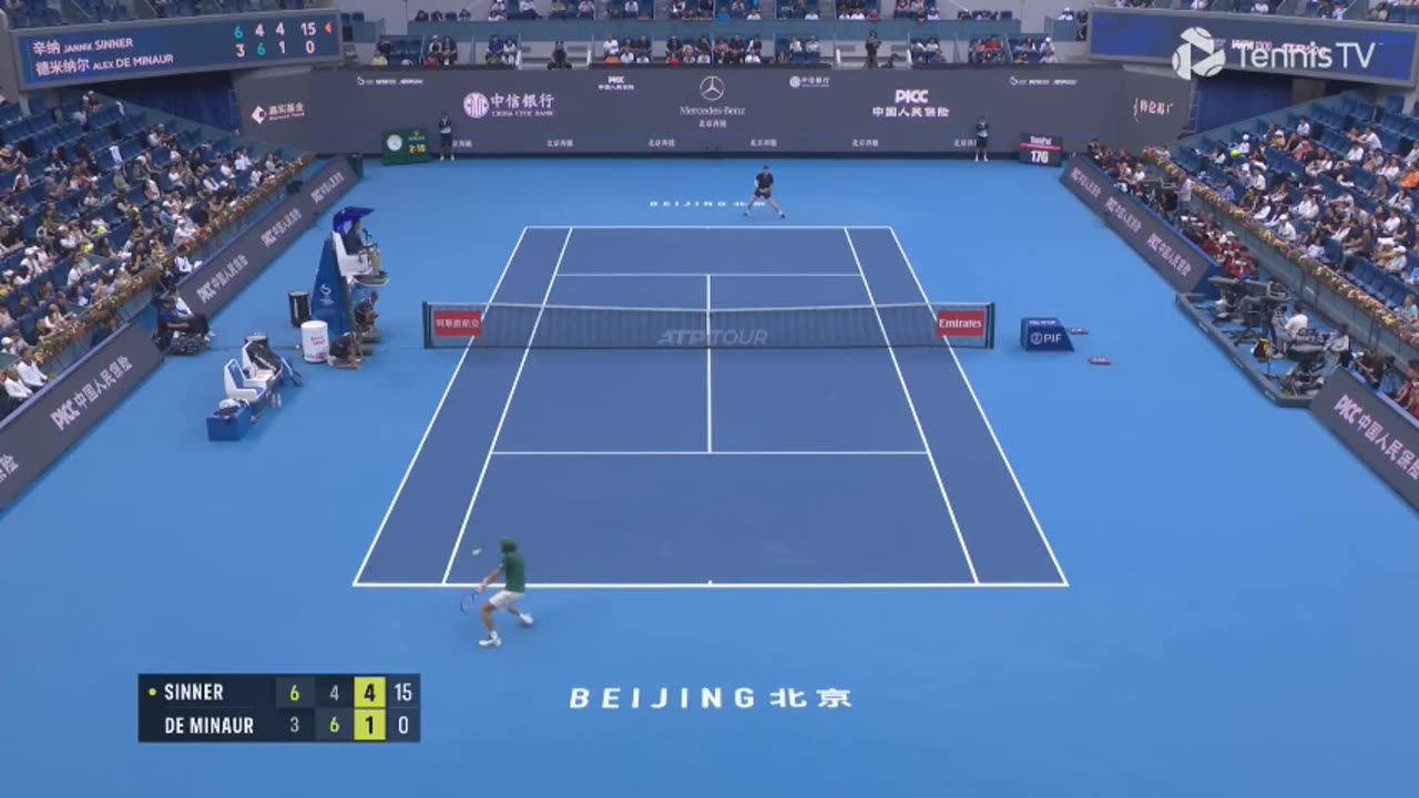 US Sports Tennis Feat. Sinner Faces De Minaur & Medvedev vs Tien 🤩 | Beijing 2025