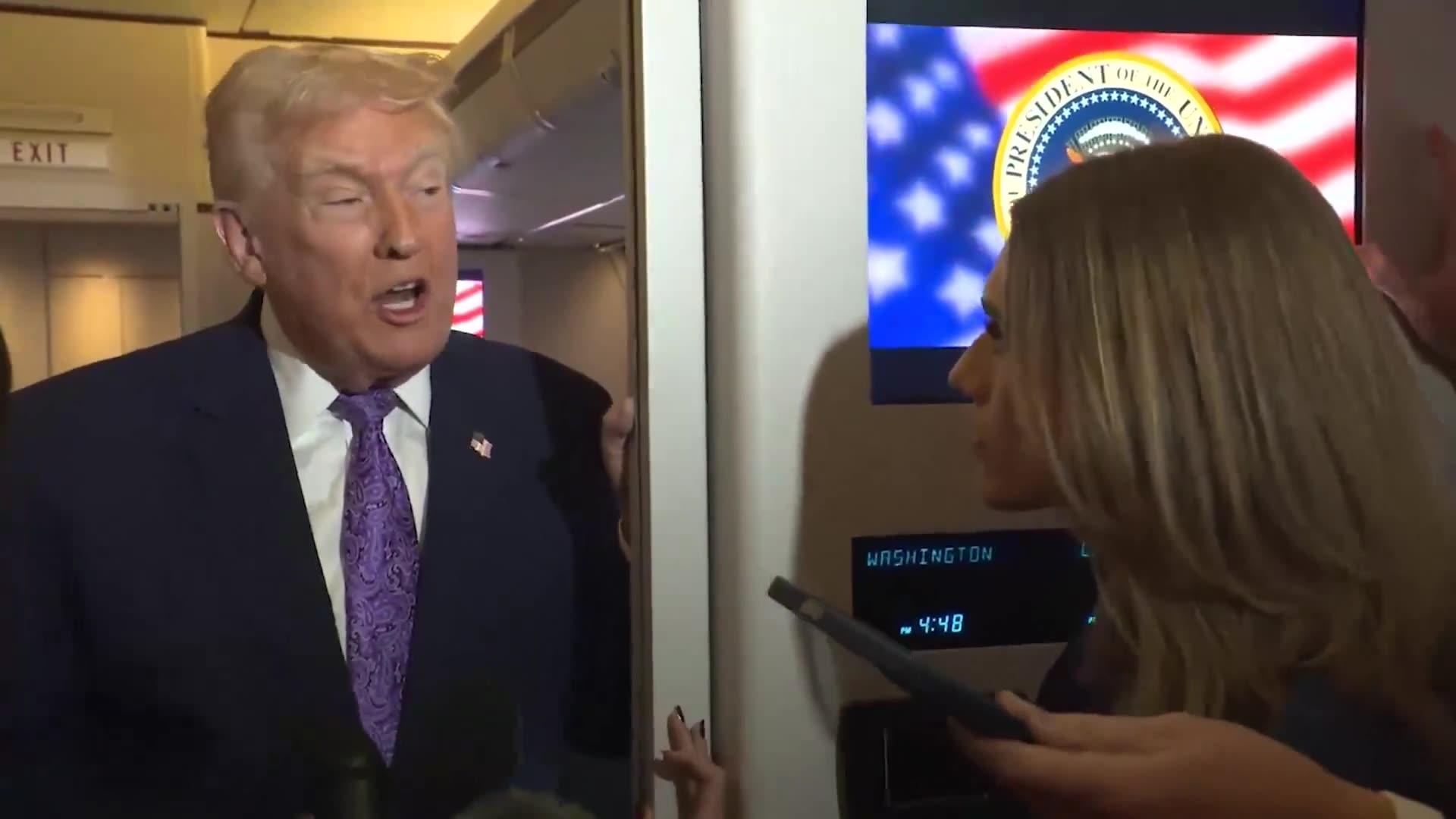 Trump says he will host families of Sarah Beckstrom and Andrew Wolfe at White House