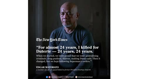 The New York Times - Edgar Matobato Story