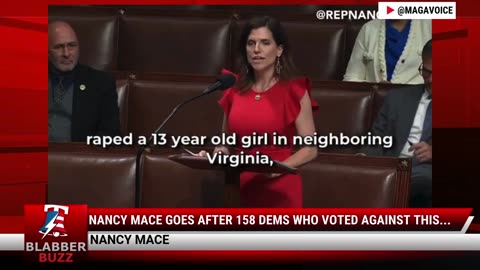 Nancy Mace Goes After 158 Dems Who Voted Against THIS...