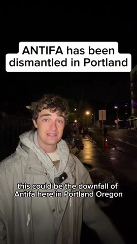 🚨 ANTIFA IN SHAMBLES: Noone Outside ICE Portland facility after police RAID Camp
