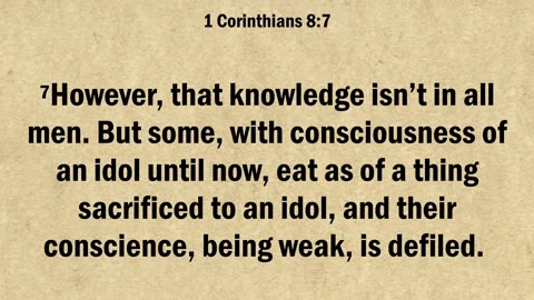 1 Corinthians 8