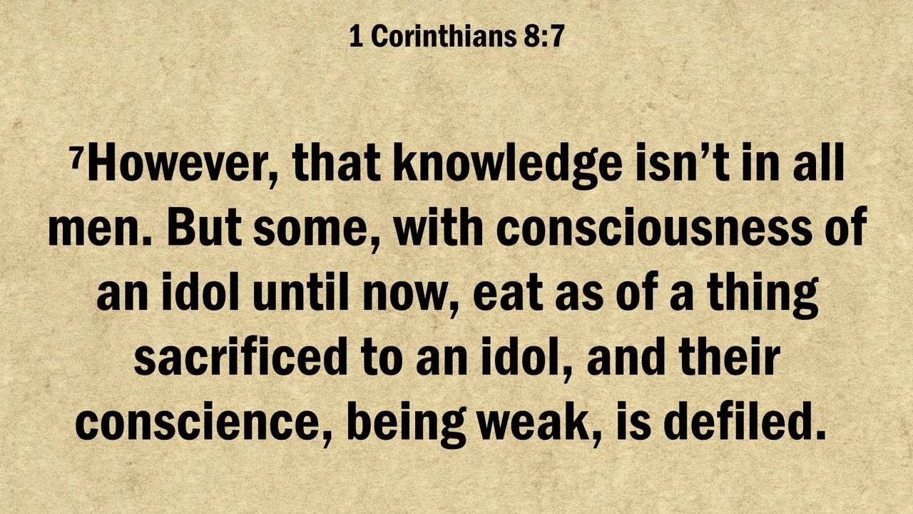 1 Corinthians 8