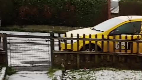 Holsworthy Devon Day 2 Snow ❄️ and icy roads and pavements for the second day running